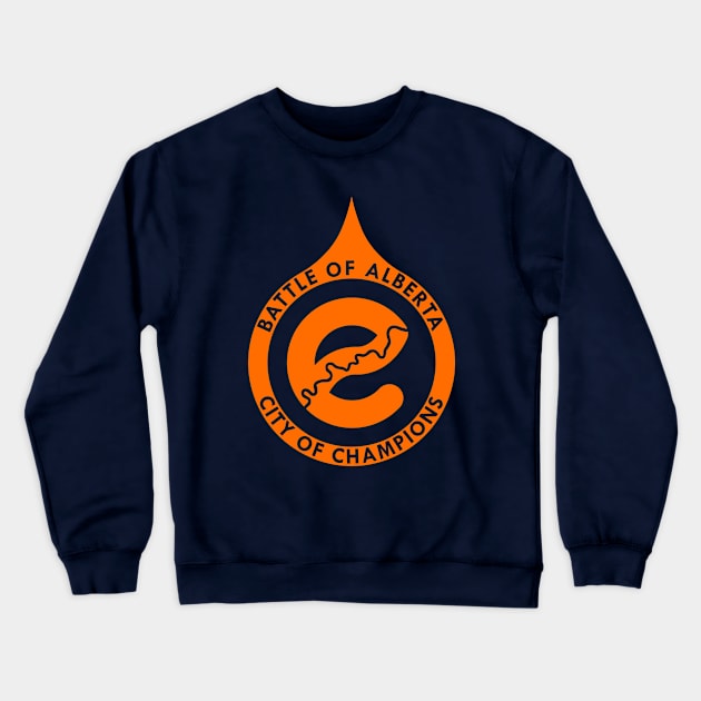 Battle of Alberta Crewneck Sweatshirt by Edmonton River